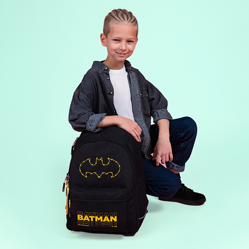 Рюкзак Kite Education teens DC Comics Batman DC24-2575M (LED). Фото 19