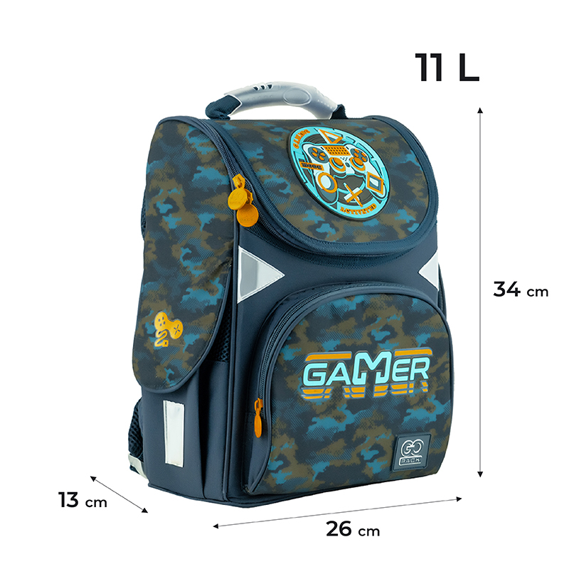 Рюкзак GoPack Education каркасний GO24-5001S-8 Gaming Mode. Фото 15