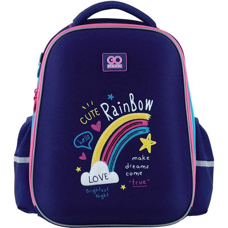 Рюкзак GoPack Education напівкаркасний GO24-165M-1 Cute Rainbow. Фото 3