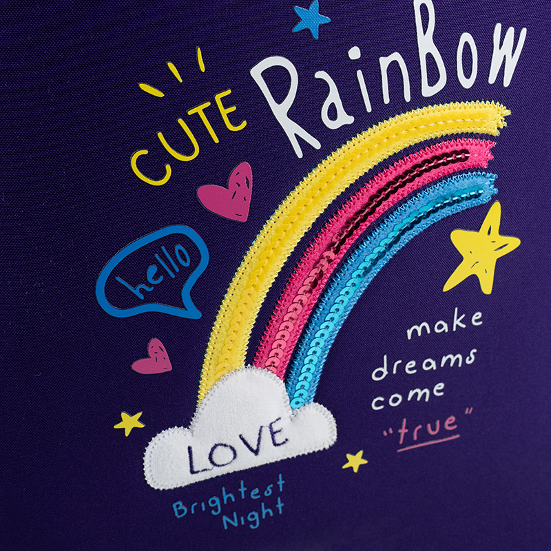 Рюкзак GoPack Education напівкаркасний GO24-165M-1 Cute Rainbow. Фото 13
