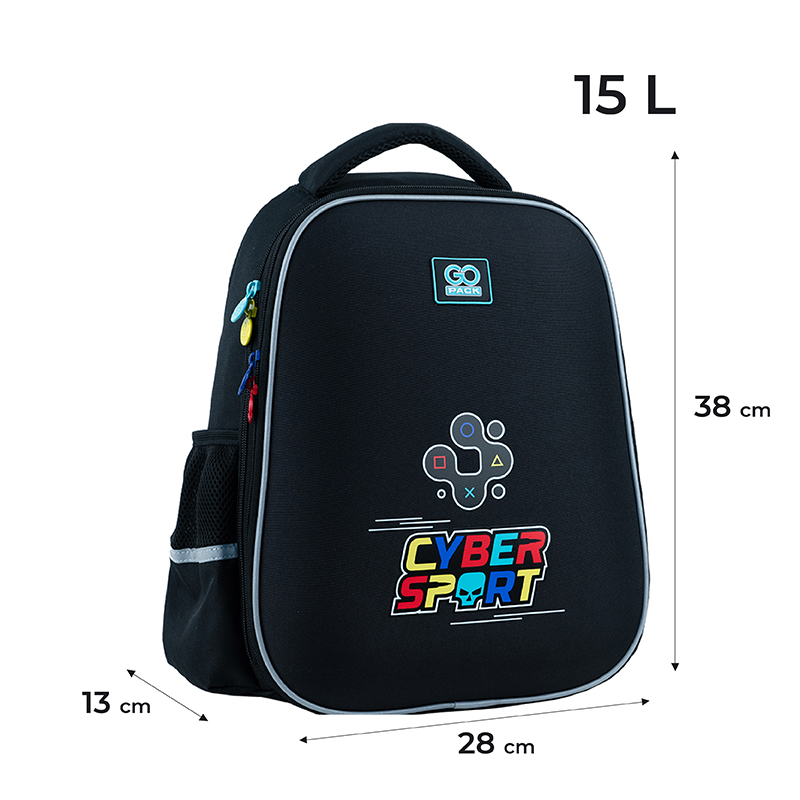Рюкзак GoPack Education напівкаркасний GO24-165M-5 Cyber Sport. Фото 2