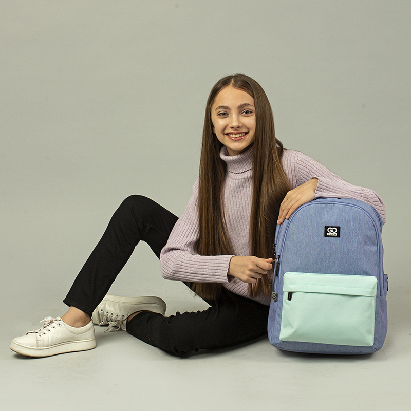 Рюкзак GoPack Education Teens GO24-140L-2 м'ятно-блакитний. Фото 13