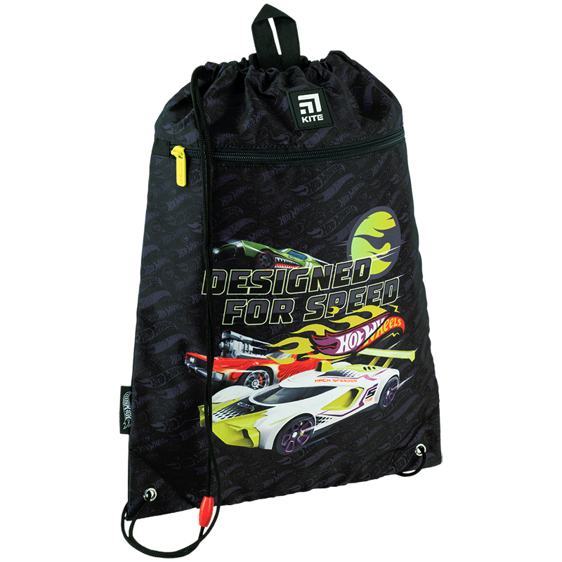 Сумка для взуття з кишенею Kite Hot Wheels HW24-601M-1. Фото 5