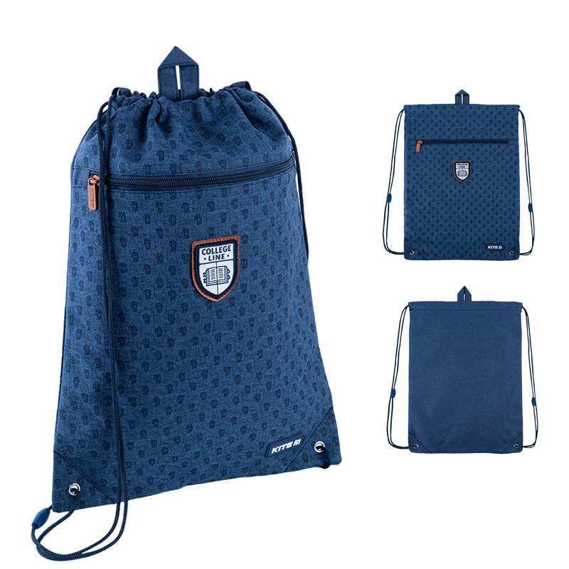 Сумка для взуття з кишенею Kite College Line boy K24-601M-2