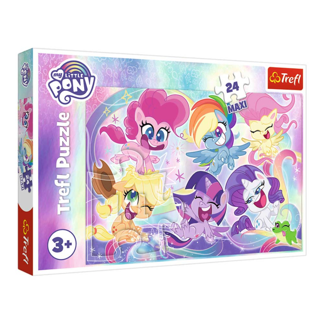 Пазли Trefl 24 елементи MАХІ - Дружба маленьких Поні Hasbro 14320