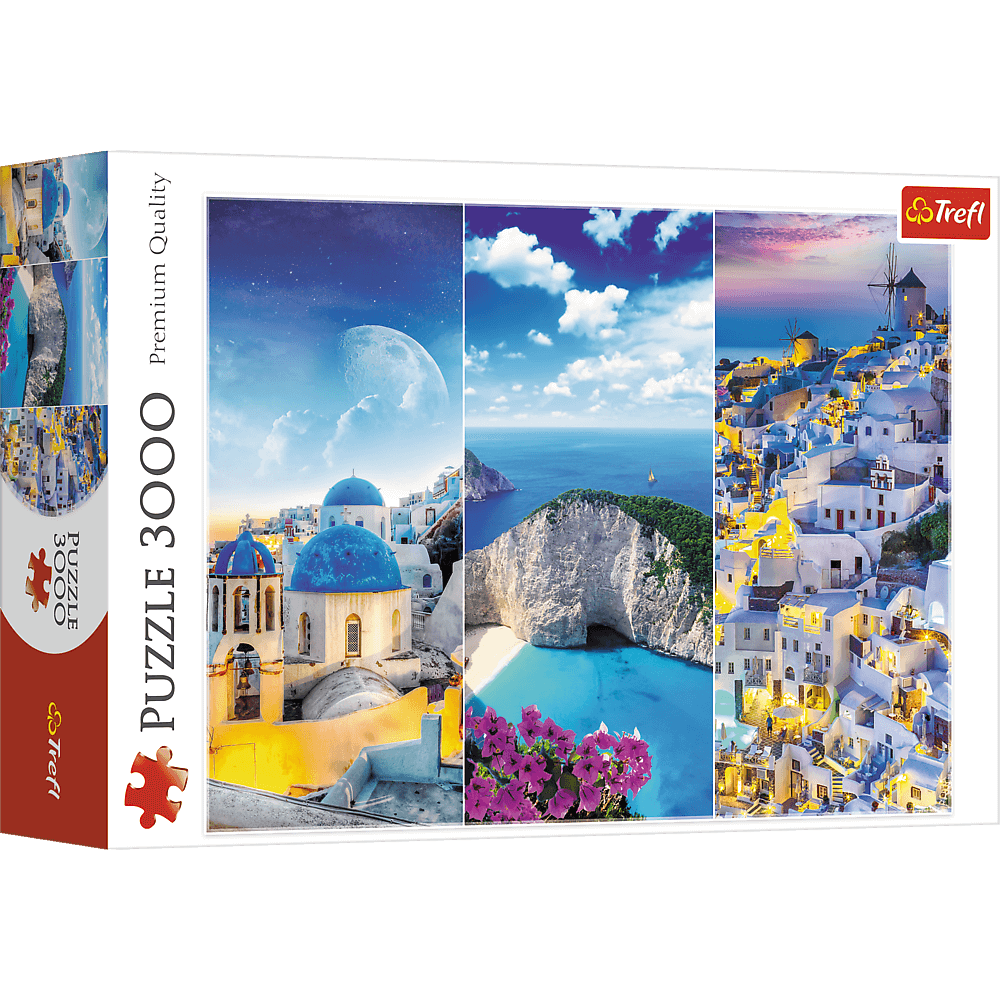 Пазли Trefl 3000 елементів - Грецькі канікули - колаж 33073
