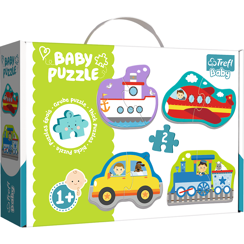 Пазли Trefl Baby Classic 8 елементів - Транспортні засоби 36075