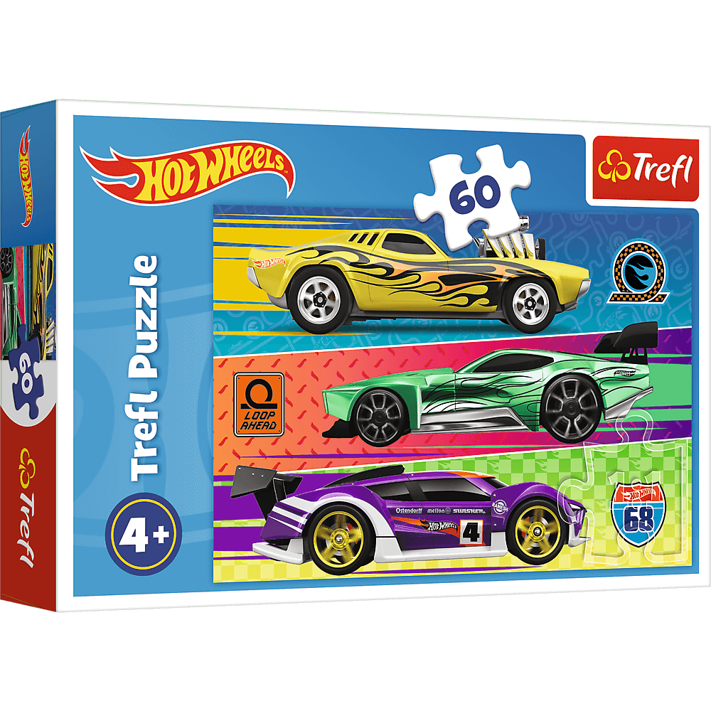 Пазли Trefl 60 елементів - Траса Hot Wheels 17389