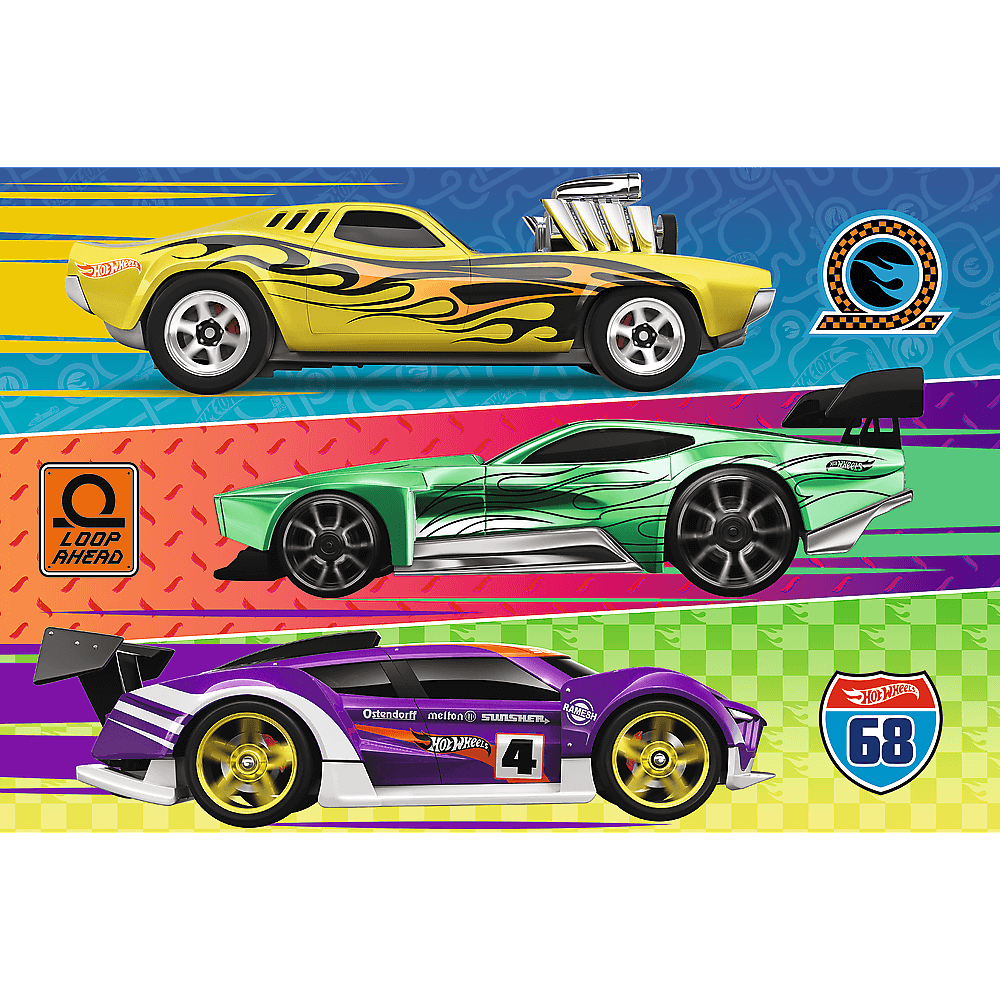 Пазли Trefl 60 елементів - Траса Hot Wheels 17389. Фото 2