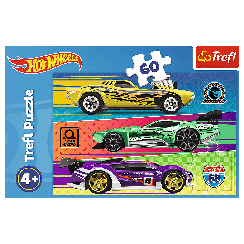 Пазли Trefl 60 елементів - Траса Hot Wheels 17389. Фото 3