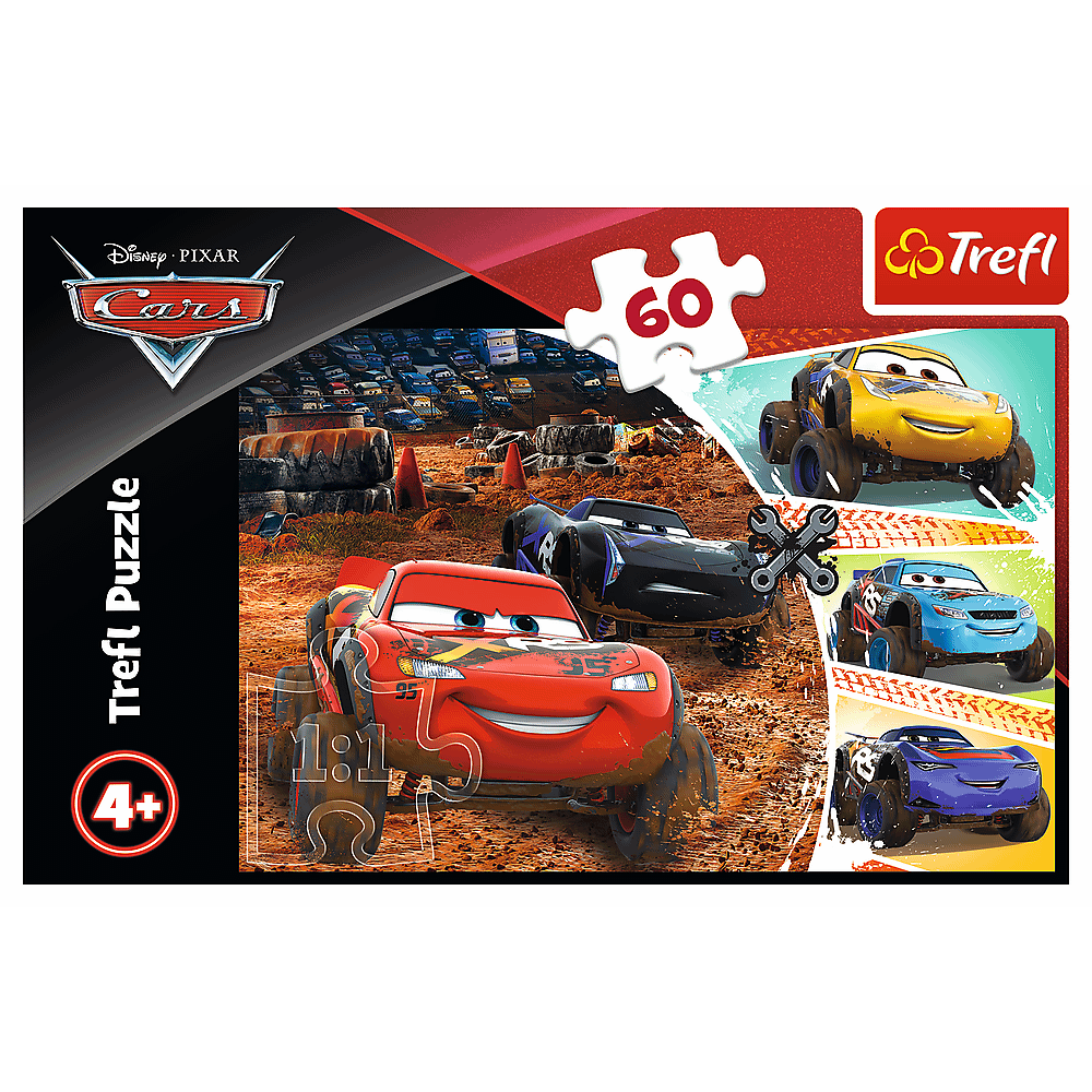 Пазли Trefl 60 елементів - Блискавка Маквін з друзями 17327. Фото 2