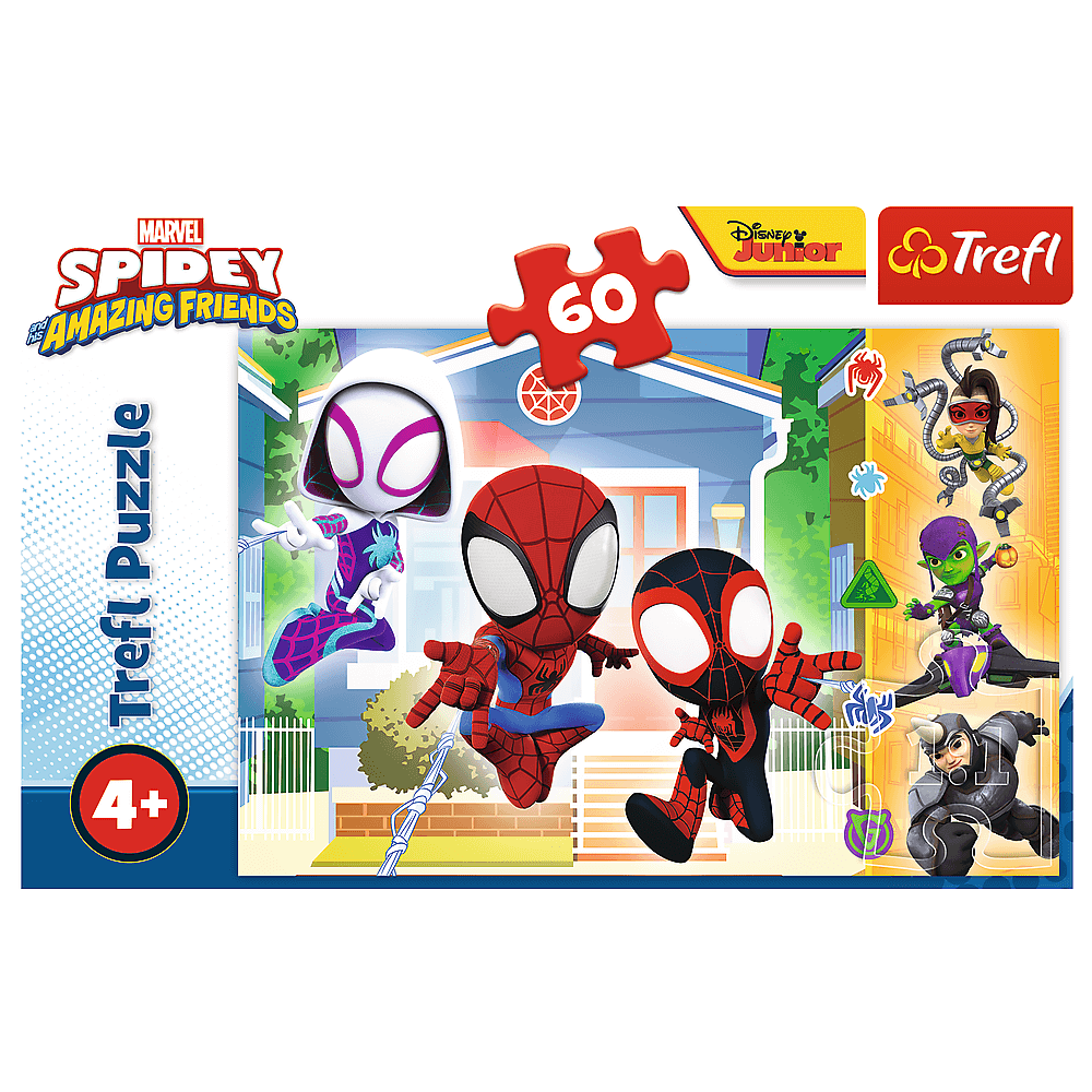 Пазли Trefl 60 елементів - Світ павутини MARVEL 17371. Фото 3