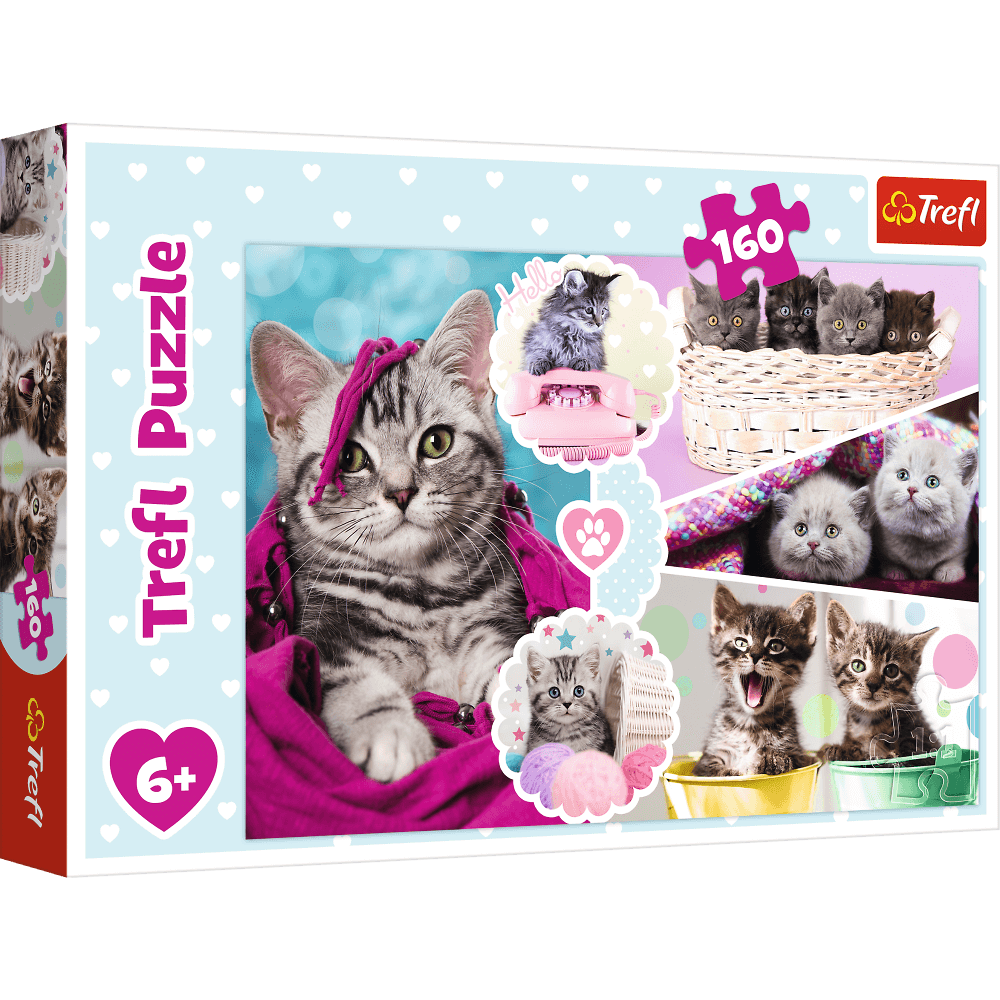 Пазли Trefl 160 елементів  - Милі кошенята 15371