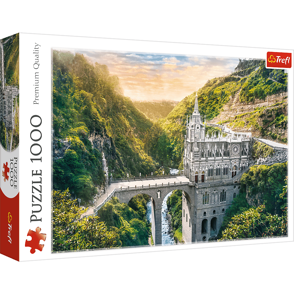 Пазли Trefl 1000 елементів - Святилище Лас-Лахас, Колумбія 10724