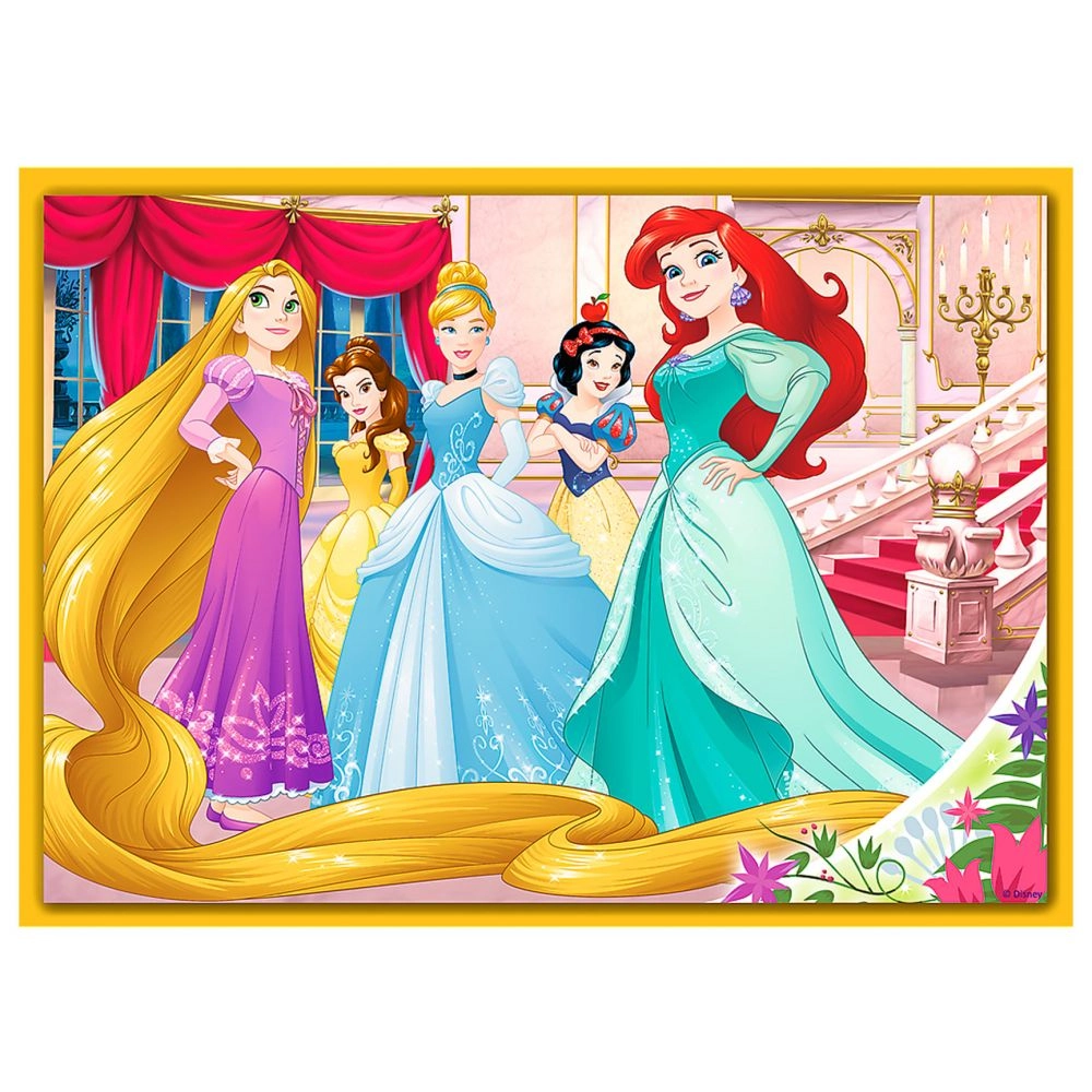 Пазли Trefl 4в1 - Щасливий день Disney Princess 34385. Фото 2