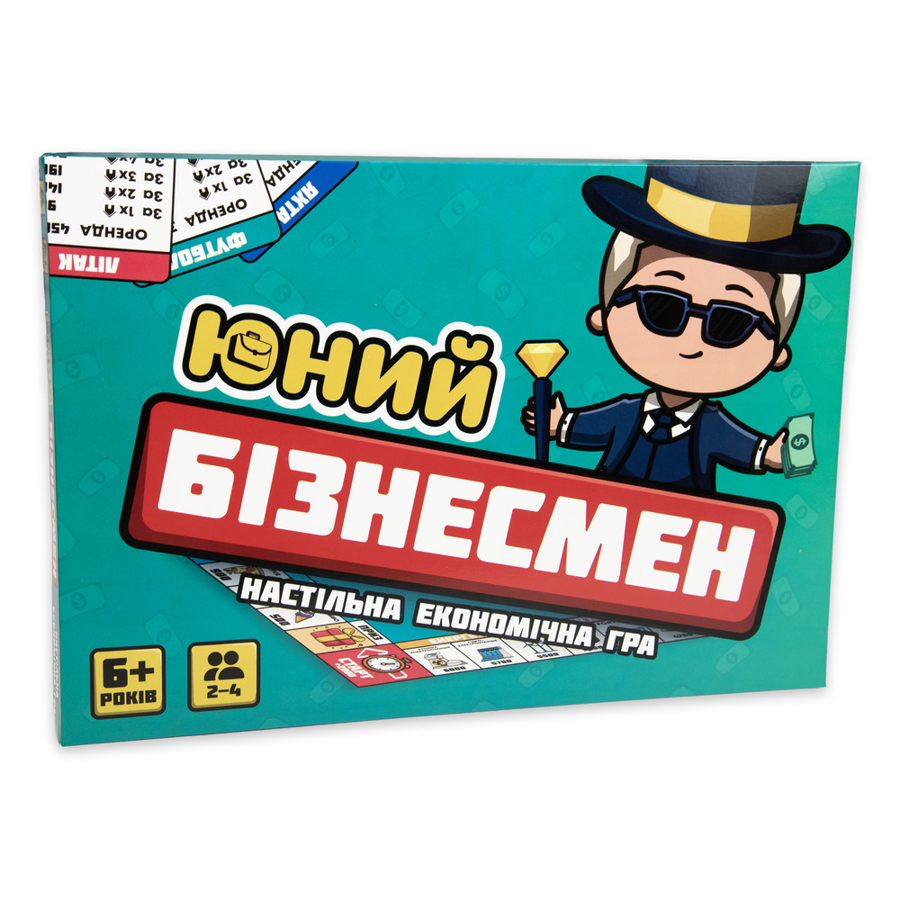 Настільна гра Strateg  - Юний Бізнесмен 30341