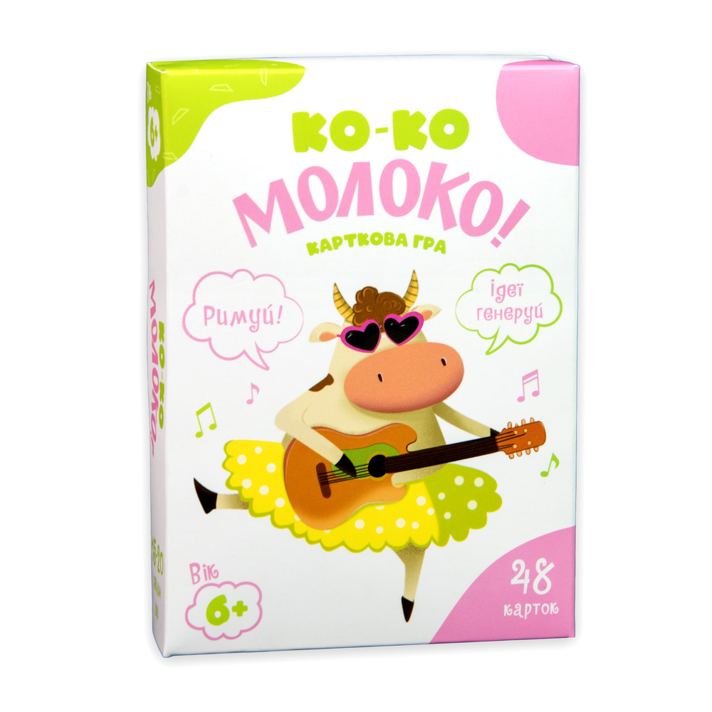 Карткова гра Strateg - Ко-ко Молоко 30386