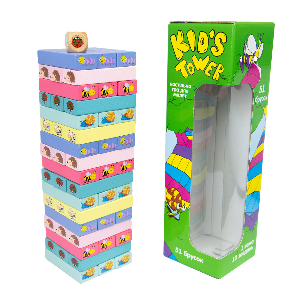 Розважальна гра Strateg - Kids Tower українською мовою 30863. Фото 2