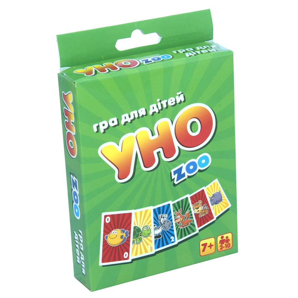 Настільна гра Strateg  - УНА zoo карткова 7016